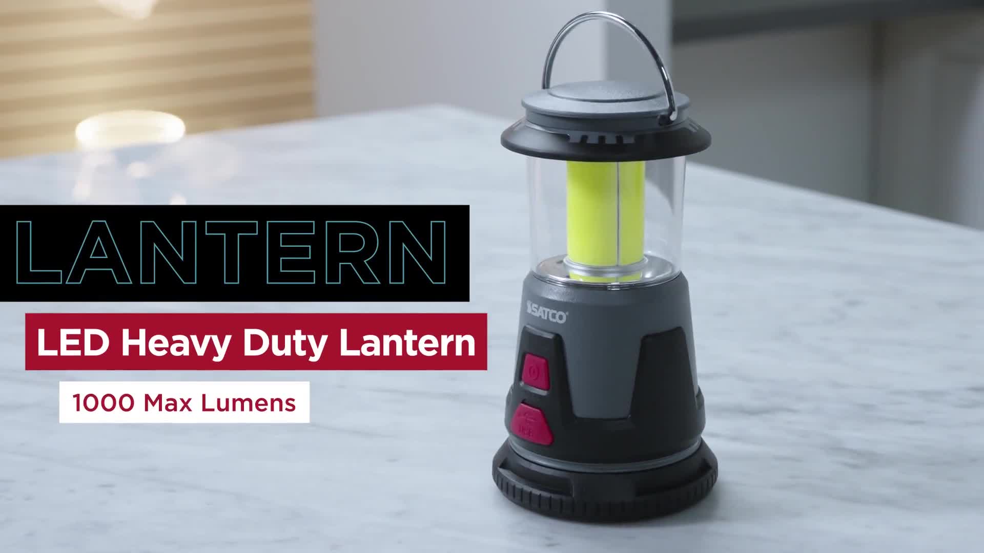 Rechargeable LED Heavy Duty Lantern